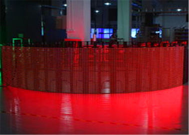 ประเทศจีน P12mm จอแสดงผลแบบ LED มีความยืดหยุ่น, หน้าจอ LED Transparent LED บางเฉียบ ผู้ผลิต