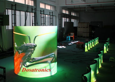 ประเทศจีน อลูมิเนียม Flex LED Wall Video, P6 จอแสดงผล LED โค้ง High Definition ผู้ผลิต