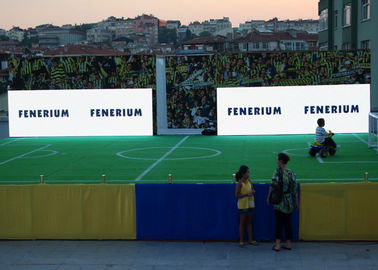 ประเทศจีน บอร์ดโฆษณาสนามกีฬา LED สนามกีฬา P6mm IP65 สนามฟุตบอล ผู้ผลิต