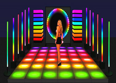 ประเทศจีน อลูมิเนียม SMD P7.2 LED Illuminated Dance Floor ให้เช่าวิดีโอความละเอียดสูง ผู้ผลิต